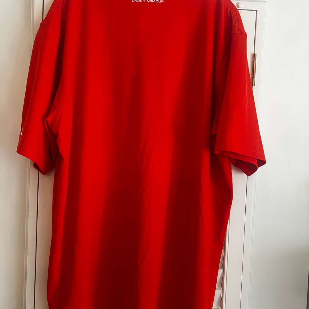 Under Armour Auburn Orange Polo AU Shirt - Picture 3 of 3